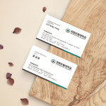 강원특별자치도 를 대표하는 강원도립대학교 명함 : 디자인 밥