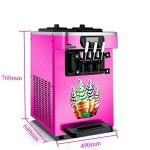 상업용 소프트 아이스크림 메이커 3 가지 맛 22L-26L/H 110V 220V XQ-22X : 에이치앤디픽1