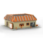 인기 영화 스트리트 뷰 모델 MOC 빌딩 브릭, 버거 샵, 모듈식 선물, 휴일 조립  장난감 세트 : 월드셀러샵