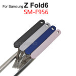 Aocarmo 삼성 갤럭시 Z Fold 6 Fold6 SM 트레이 SIM 부품 카드 슬롯 F9560 교체 홀더 단일 및 용 듀얼 : 엔에이CP