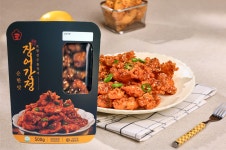 맘프루 포항 자연산 검은 돌 장어 강정 캠핑 소풍 HACCP 바다장어강정 500g : 맘프루