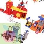 AP 교통놀이 유아자동차장난감 어린이집장난감 어린이만들기 소방서 경찰서 정비소 15종 : 사과soop