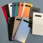 삼성 갤럭시 S10 S10Plus 5G SM G977N/B/U G9750 부품 배터리 케이스 G9730 커버 뒷면 수리 도어 용 유리 : 엔에이CP