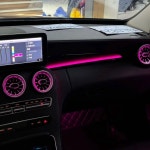 메르세데스 벤츠 C 클래스 W205 용 LED 주변 조명 부조종사 : 아마존오토