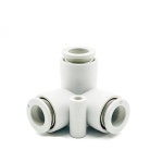 파이프 커넥터 공압 티  KB2D/KQ2D 04-00/06-00/08-00/10-00/12-00A 2PCS : 신우유통558