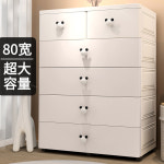 옷 틈새 보관장 아이방 안방 대형 다용도 서랍장 플라스틱 : 주황자몽