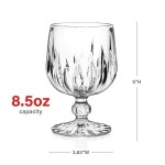 페이스키 스몰 클리어 브랜디 스니프터 세트 4, 8.5온스(250ml) 크리스탈 위스키 코냑 잔, 웨딩 바 파티 홈 칵테일에 적합 u2026 : 스마트샵퍼스