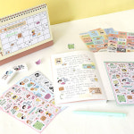 다꾸스티커 세트 마음 정신건강 6매 감정 힐링 따뜻한일상 일러스트 데코 그림스티커 : HH : 하트히트