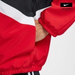 [국내배송]나이키 아이콘 우븐 베스킷볼 자켓 유니버시티 레드 블랙, FZ0249-657, 국내정품 : 스니커홀릭