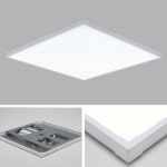 실내 LED 천장조명 거실 천정 엘이디 사각 슬림 전등 40W 주광색 510x510mm : 시즐스토어