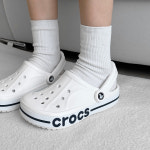 크록스 바야밴드 클로그 남녀공용 학교 실내화 회사 슬리퍼 : 파피 PAPI