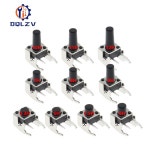 순간 촉각 푸시 단추 스위치 수평 거치대 스텐트 포함 6x6x4.3 5 10 6x6mm : 서원01