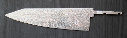 나리하지토 110겹 다마스커스 키리츠케 칼날 나이프 DIY : REGGIANO