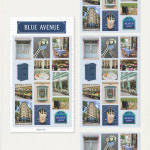 [헤븐에비뉴] Blue Avenue 감성 사진 씰스티커 : Heaven Avenue