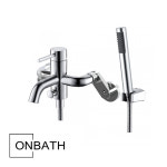 화신 라우체 코인 3075 샤워욕조수전 크롬 : 온바스