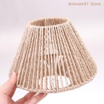 1Pc Handmade Woven Chandelier Lamp Shade Rattan/Straw Home Decor For Dining Room : 제이미린
