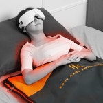 폴스킨 바디케어 홈사우나 전신 온열찜질기 어깨 허리 배 종아리 원적외선 온열돔 전기장판 : 폴스킨