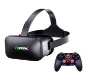 AR VR 소매 vr안경폰용 3D vr선글라스 올인원 게임기 조정 스마트 영화 V6 : 큰동그라미가게