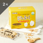 자연다움 쌀눈이 그대로 살아있는 바삭 현미 누룽지 수제 가마솥 누룽지 33g, 10개입, 2개 : 웰리유