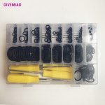 SCUBA 다이빙 O링 NBR70 4 도구 픽 가지 O링, 상자, SS 키트 15 : 제이 네트워크