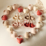 티지엠 하트 쪽쪽이 케이스 노리개 휴대용 노리개 위생 보관 고리형 외출용 : Danish Studio