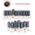 DC 전원 수 암 어댑터 5.5x2.1mm 7.9x5.5 6.3x3.0 6.0x4.4 3.5x1.3 2.5x0.7 4.8x1.7 5.5x2.5 1 개 노트북 커넥터 mm : 카인드베어핫템