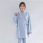 샵피라 S0257 면100%검진복 상하의 남여공용 세트상품 병원복 환자복 검진복 : 샵피라