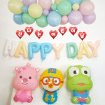 뽀로로 친구들 신나는 어린이날 축하파티풍선세트 유치원 어린이집 행사 포토존 : 재미제이