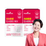 메디트리 치아 튼튼 인사 덴티 케어 건강 잇몸 뼈 해조 칼슘 영양제 60정, 2개 : 메디트리 공식 스토어