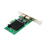 PCIe x1 듀얼 포트 RJ45 기가비트 이더넷 네트워크 카드 서버 데스크탑 PC 컴퓨터용 NIC JL82576EB 칩셋 10 Mbps 100 Mbps 1000Mbps... 