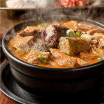 전국구 맛집 수백당 얼큰순대국 고기많은 국물진한 부산식 얼큰순대국 택배 : 수백당