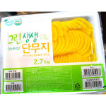 반달 단무지(그린식품 냉장 2.7kg)X2 업소용 노란단무지 : 아울렛쇼핑