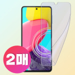 트랜지션 블루라이트차단 풀커버 지문인식 보호필름 갤럭시 점프2 / 갤럭시 퀀텀3, 2매입 : 마크샵