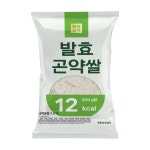 100g당 6kcal  빼빼곤약 발효곤약쌀 200g 5팩 : 곤약