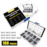 TO 126 파워 트랜지스터 키트 BD131 BD132 BD135 BD136 BD137 BD138 BD139 BD140 BD237 BD238 10개 : 맥스런트
