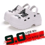 Gelaiensi  보우 백 헤드 홀 슈즈 여성은 똥을 밟는 느낌을 높입니다 해변 웨어 여름 DIY 두꺼운 솔 멋진 슬리퍼 : 유한회사 제니스