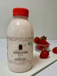 [효덕목장] 목초 먹고 자란 농후발효 무첨기 딸기 요거트(500ml 1000ml) 국내산 : 팜앤라이프