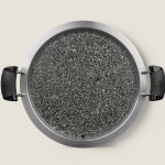 돌불판 삼겹살 돌판 구이 고기굽는 자연석 판 32cm, 원형 : 도시장마당
