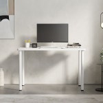 컴퓨터책상 1인 미니 조립식 철제 노트북 화이트 책상 테이블 700x400 : 미니미니멀