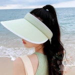 옥이드림 썬캡 그린 자외선차단모자 : 옥이만물