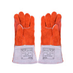 커넷 가죽장갑 44L 장갑 용광로 G 용접 듀티 TIG 킨 방염 내열 L 프리미엄 롱기장갑 한 켤레 : 가스켓1