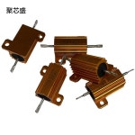 금 알루미늄 케이스 저항 RX24-25W 0.1 0.5R 2 5 6 8R 10R 20 47 50 100R 1K 로트당 1 개 : 캄픈플렉스