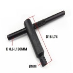 강화 8MM 10MM 12MM 척 렌치 3 클로 스퀘어 키 : 십육플렉스