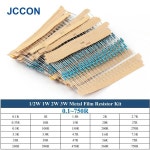 300Pcs 1/2W 0.1 ~ 750R 금속 필름 저항기 모듬 키트 30 값 x 10Pcs = 300Pcs 샘플 키트 저항기 분류 키트 0.1R 1R 2R : 오오음플렉스