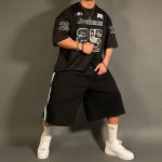 NO,25 카모 메쉬 럭비티 럭비져지 짐웨어반팔 오버핏반팔 : 바모스피지컬