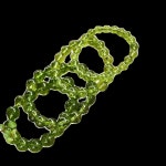감람석 여성용 페리도트 팔찌 스트레치 힐링 스톤 aaaaa 탄생석 여성을 올리빈 녹색 6mm : 파셀몰2