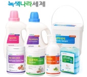 [녹색나라] 분말세탁세제 2.3kg (고농축, 베이킹소다세제, 탈취, 강력한 세정력, 실내건조) : 녹색나라 세제