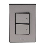 [나노전기] 아트2 펄 그레이 2구 3로 스위치 : 공간조명전기