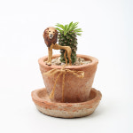 작은 태양 파인애플 (Little Sun Pineapple) 괴마옥 빈티지 토분 미니화분 : 러브피어리