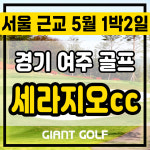 여주 세라지오cc 5월 1박2일 서울 근교 골프패키지 : 자이언트골프 국내해외예약
